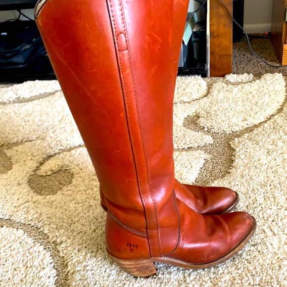 Frye boots Vintage 1970s cognac authentic leather - Picture 3 of 11